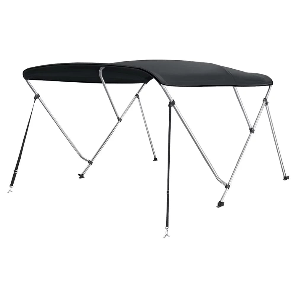 Bow x Top 46" 6' L Solution Boat BLACK Dye W 78" - 3 ft. Bimini 73" High Cover