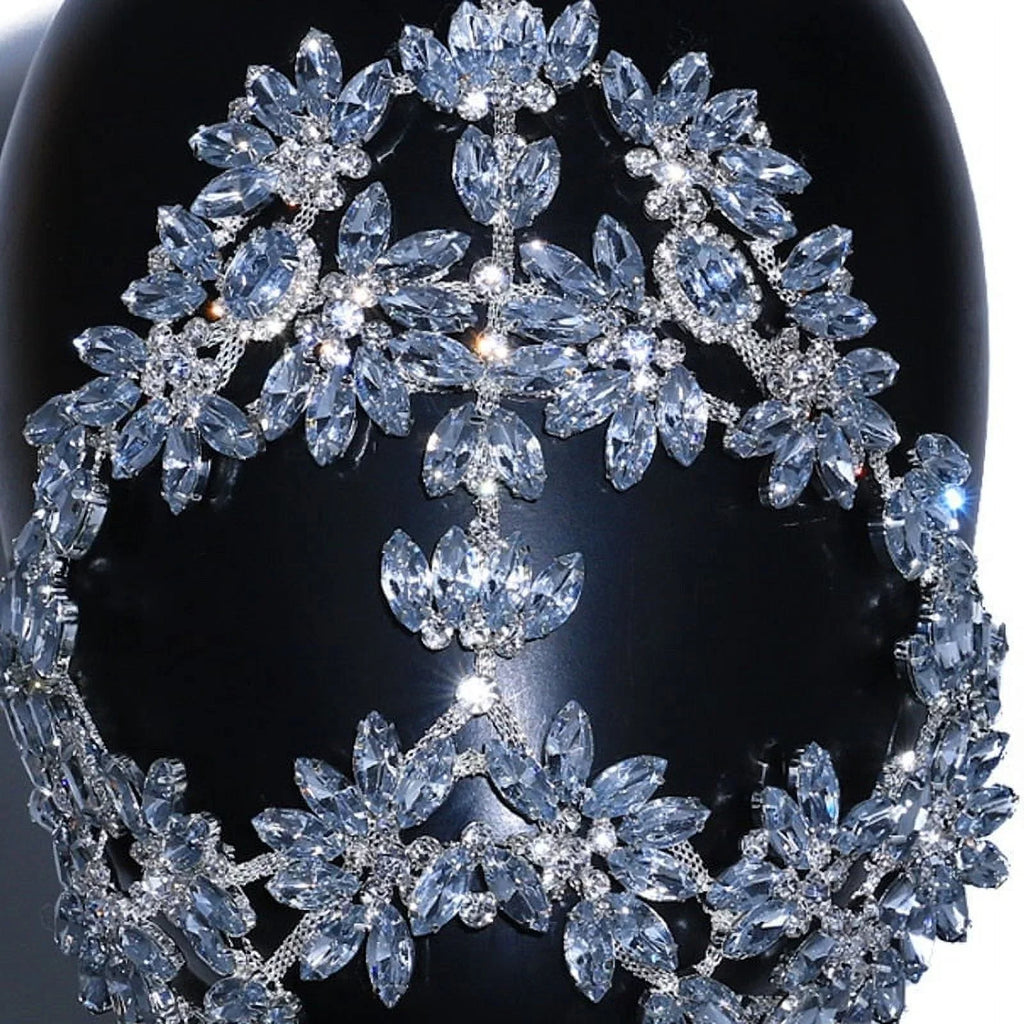 Rhinestone Masks Masquerade Women Face Face for Chain Mask Crystal Mask Halloween