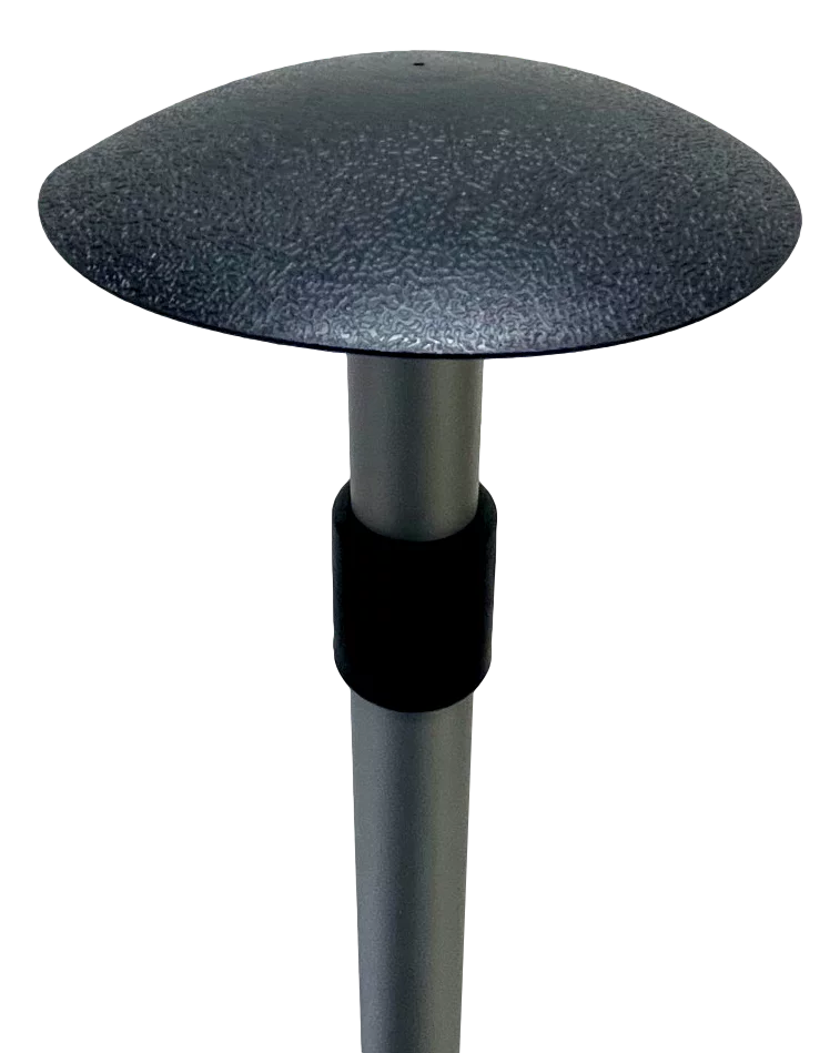 Boat Pole Injected Aluminum Base & Tall (Length: Telescopic 29" Support - Marine Snap-on Short Top Rubber Height Cover PP Adjustable Pactrade Pontoon 52") Round Fastener / Mushroom Tip Cap