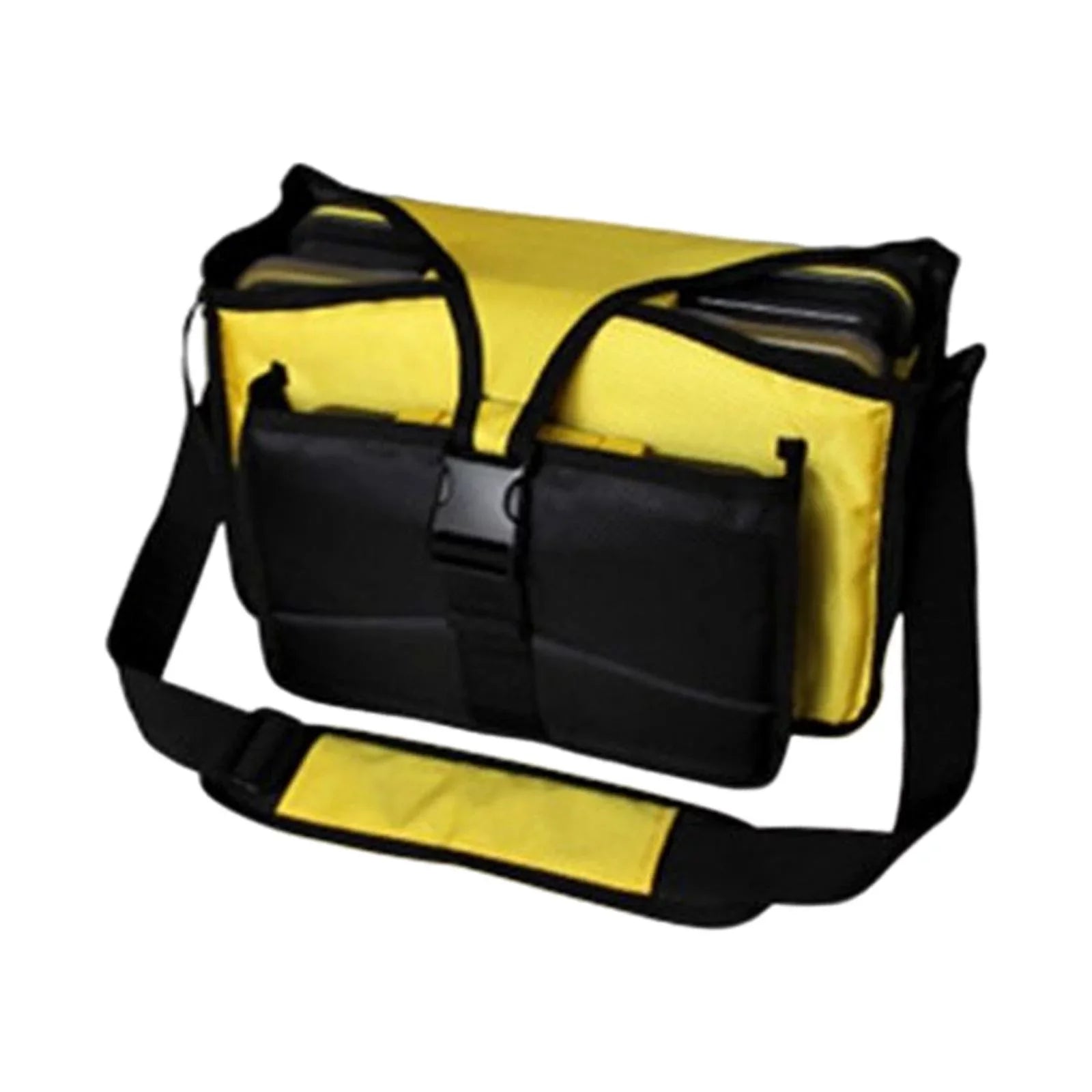 fishing Sea Bag Yellow Bag Tackle Pockets Organizer Fishing Shoulder Case Bag Fishing Hiking Travel for Handbag Tackle Oxford Multiple lures Box