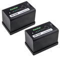 PL Cinema Replacement C220B, 2-Pack for EOS C200, 3400mAh Camera C300 Digital Camera, Canon Kastar C200B, EOS Cinema EOS Battery II EOS C300 EOS Mark BP-A30 Mark EOS III 14.4V