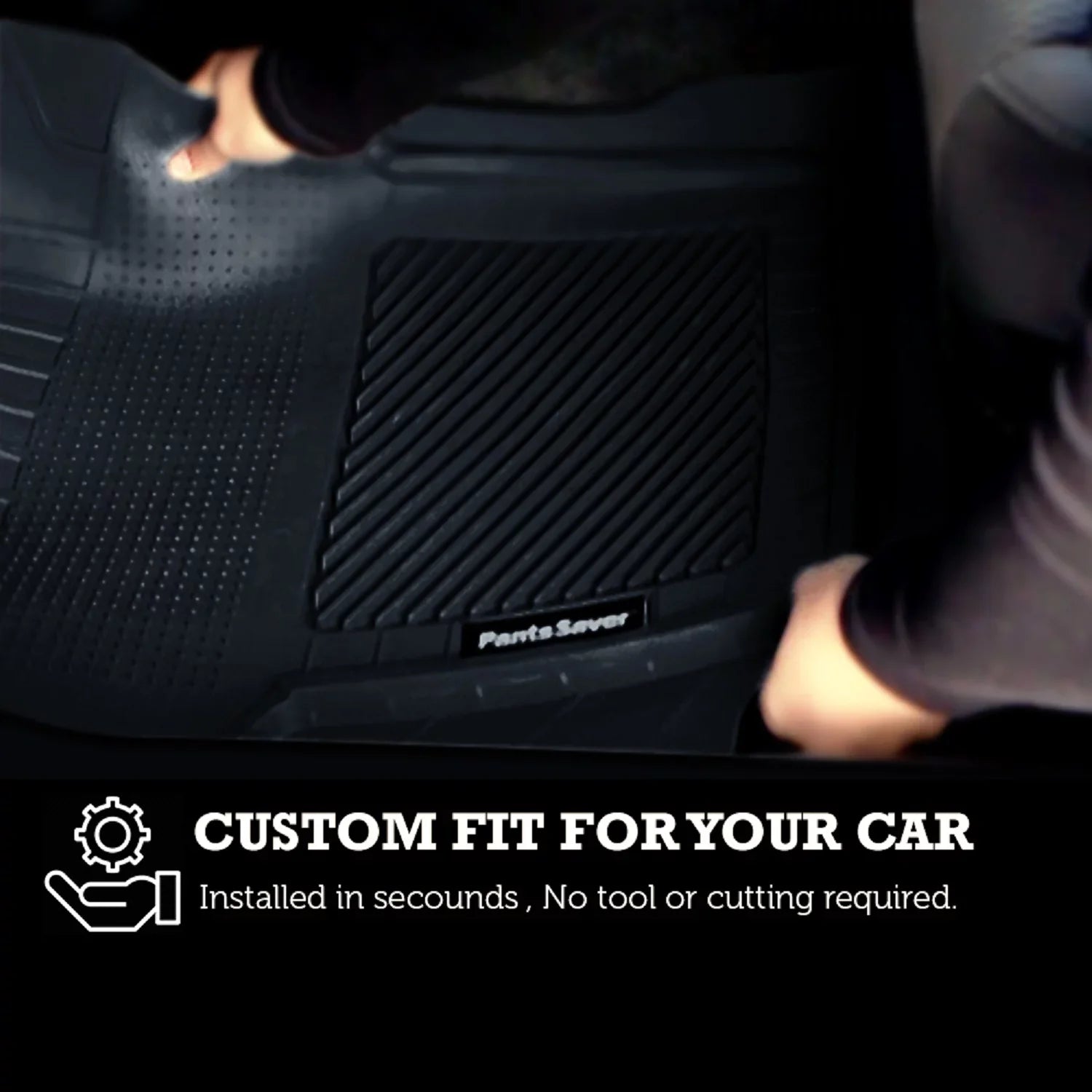 Protection (Beige) Mats Weather Floor Genesis G80 2021-2023 PantsSaver Custom Set Piece -4 Fit for All