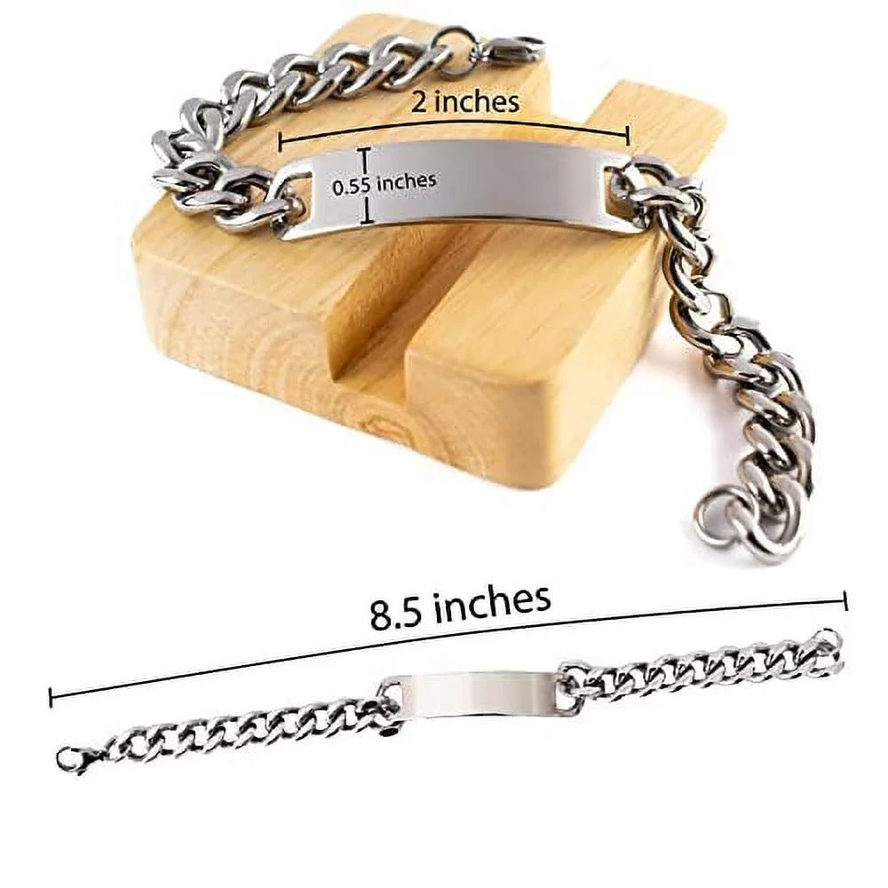 For Cuban for Bracelet Bracelet, lawyers, for Useful for Friends, for Engraved Friends, doctors, Woodworker Gifts Gifts Woodworker From accountants, Chain Gifts Gifts Gifts teachers, Present Badass