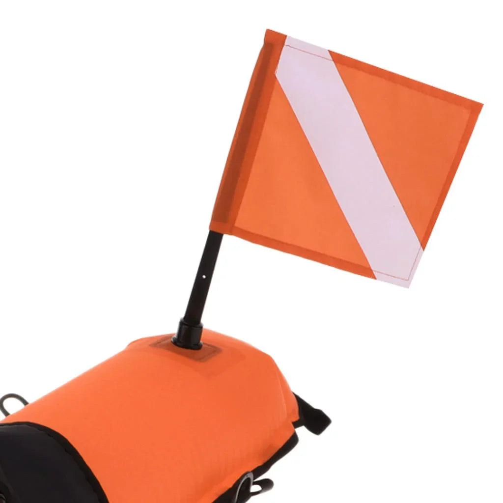 Oral Buoy 20m Float Diver Snorkeling, Diving , Flag, D-, Inflator High with Safety Scuba Freediving Visible Spearfishing,