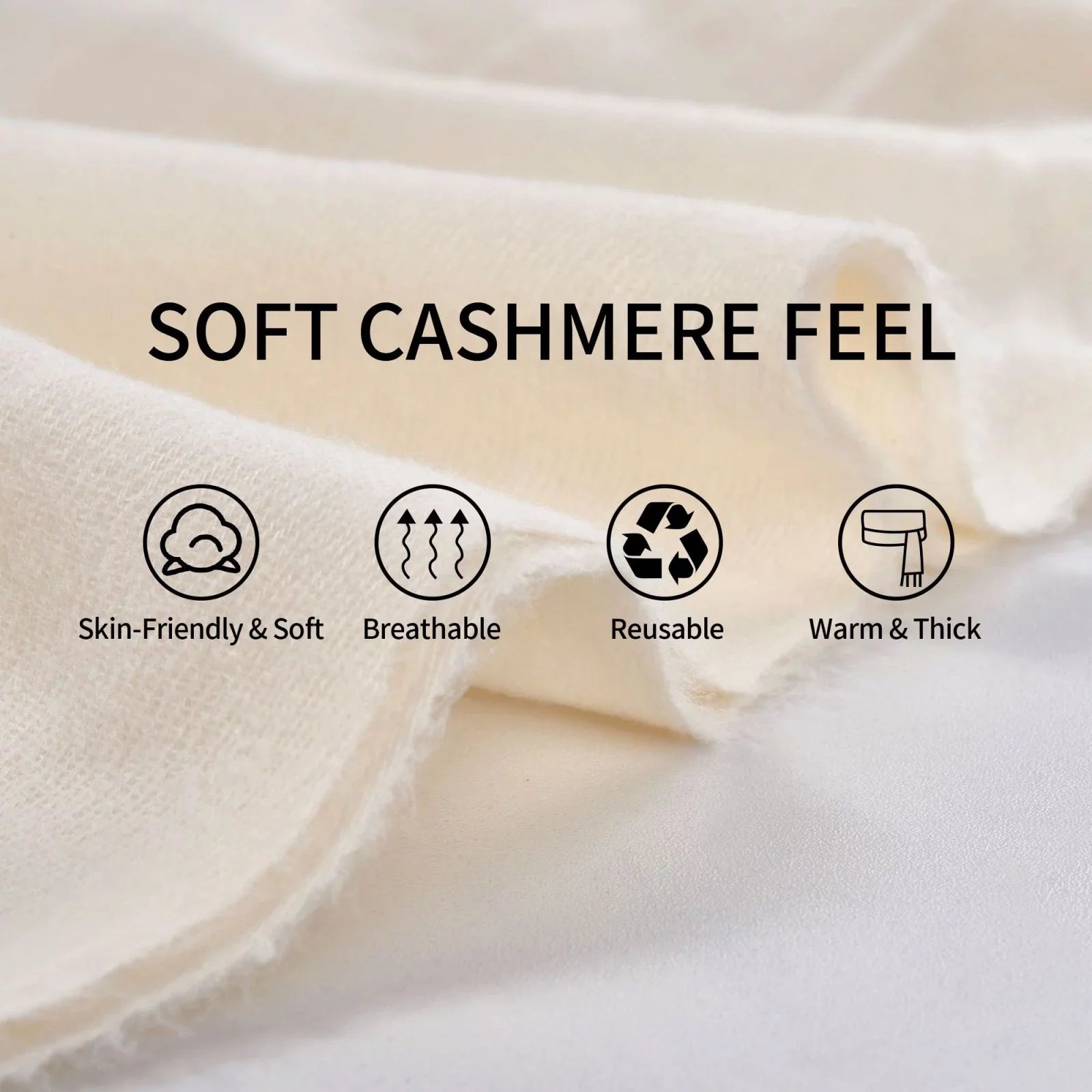 Scarf Women Soft Shawl Gras Large Art Print Winter Elegant Wrap Scarves Bingfone Feel Gifts- Mardi Warm Cashmere For