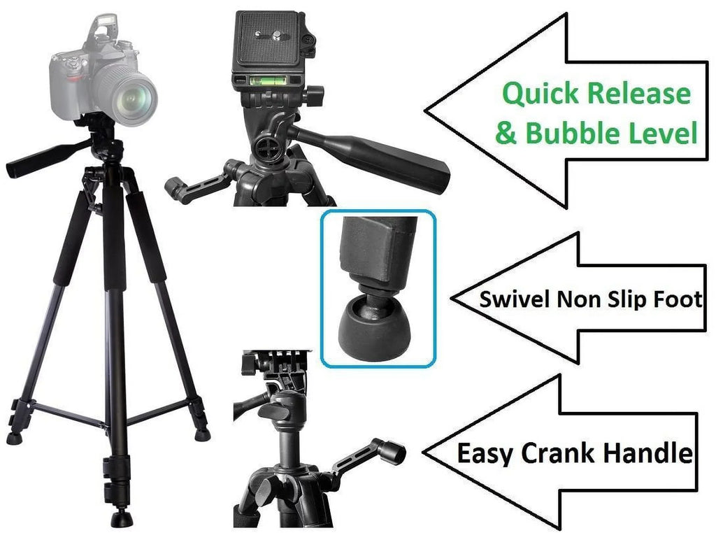 E-PL9 Olympus WITH TG-5 E-M10 DUTY lll For E-PL8 TRIPOD CASE NEW 60" PRO