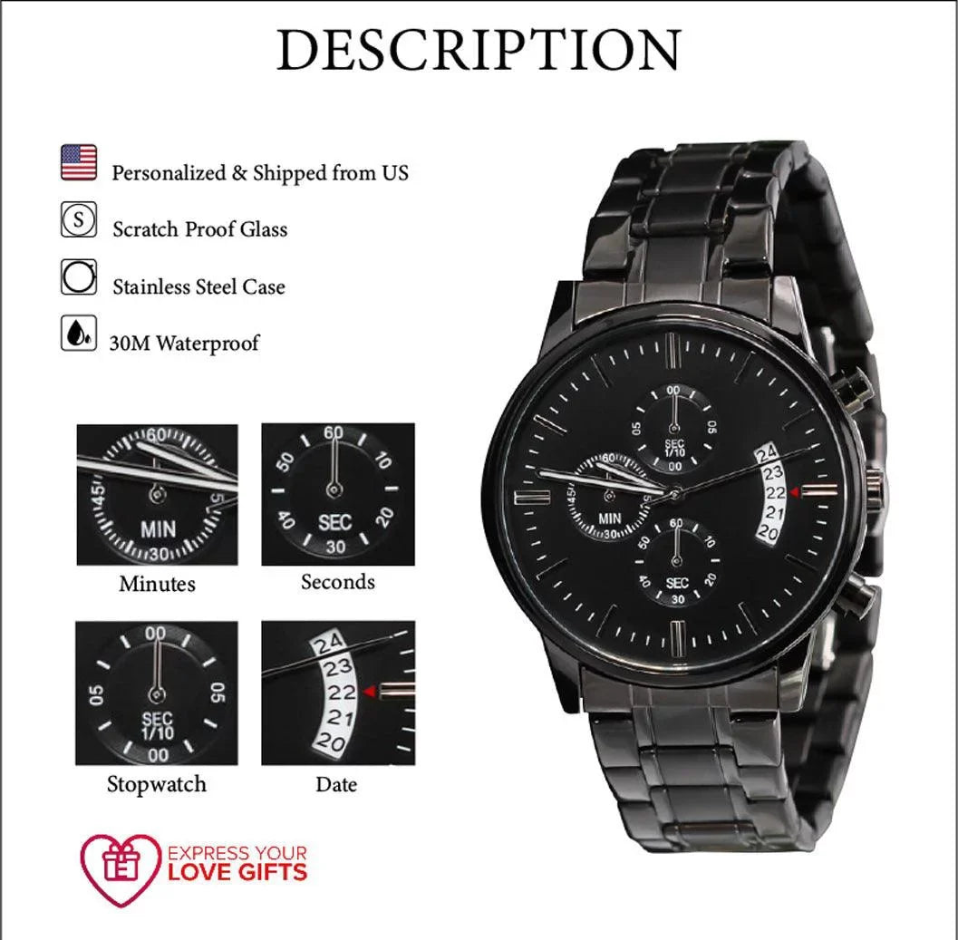 Engraved Motorcycle W 1995 Stainless Motorcyles Copper Multifunction Men's Custom Watch Dial Steel Rider