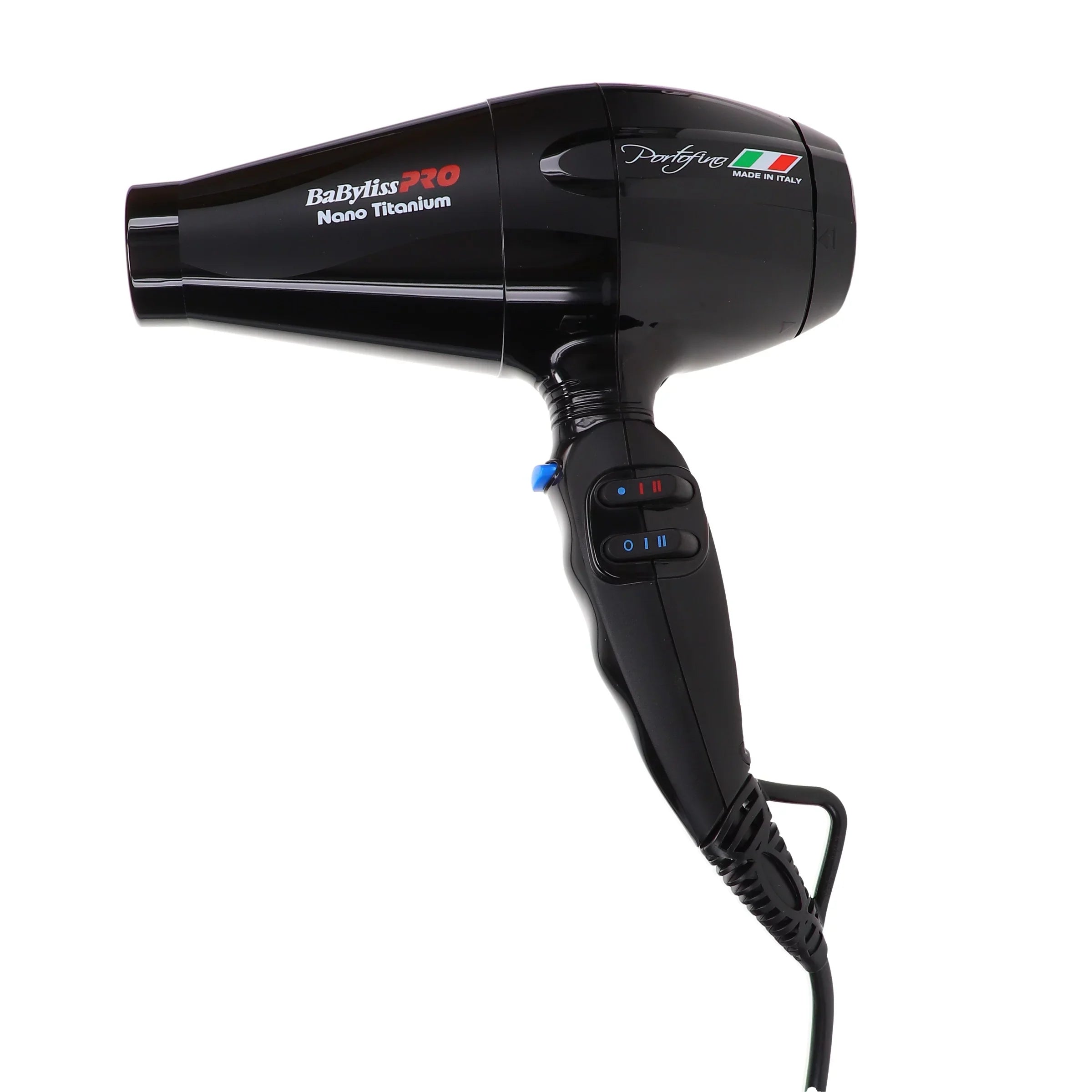 Full-Size Dryer BaBylissPRO Black Titanium Portofino Nano