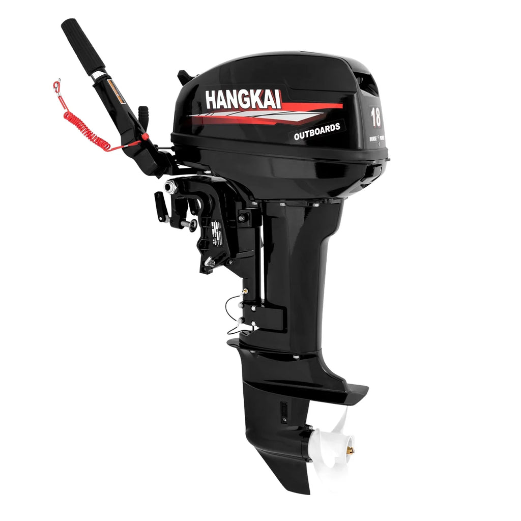 Engine Outboard CDI Fichiouy Water Stroke 18 Fishing HP System Motor Boat 246CC Heavy Duty 2 Cooling