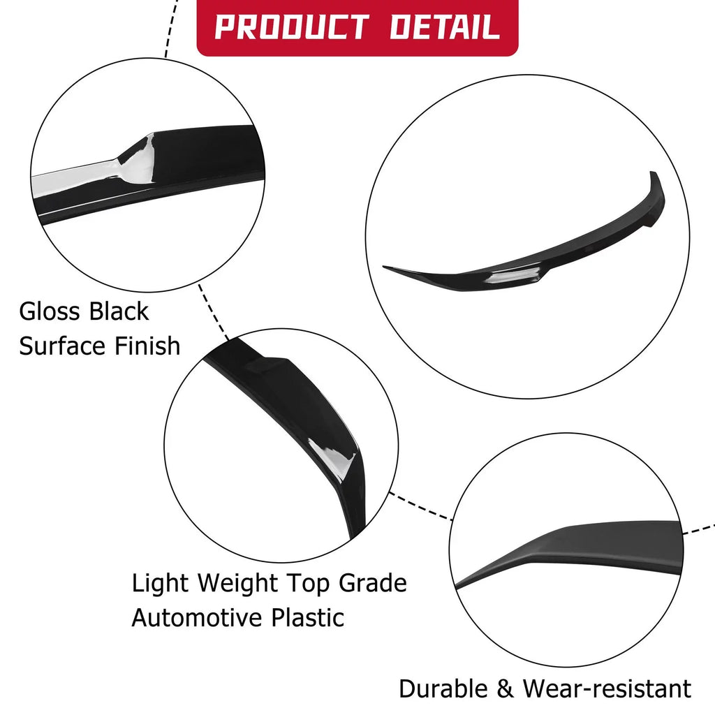 for Toyota 20 Camry Lid XSE Wing Kojem Style Spoiler M4 2018-2021 Glossy Rear Black SE 19 Trunk XLE LE