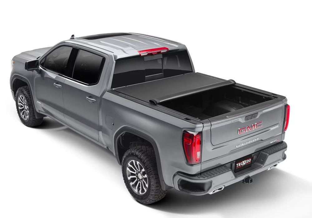 | Cover (79.4") Up 2019 TruXedo Compatible 7" 6' - Chevy/GMC Pro Bed | Roll 2023 Bed X15 tailgate works 1472601 Silverado/Sierra, with Tonneau Soft MultiPro/Flex w/ Truck