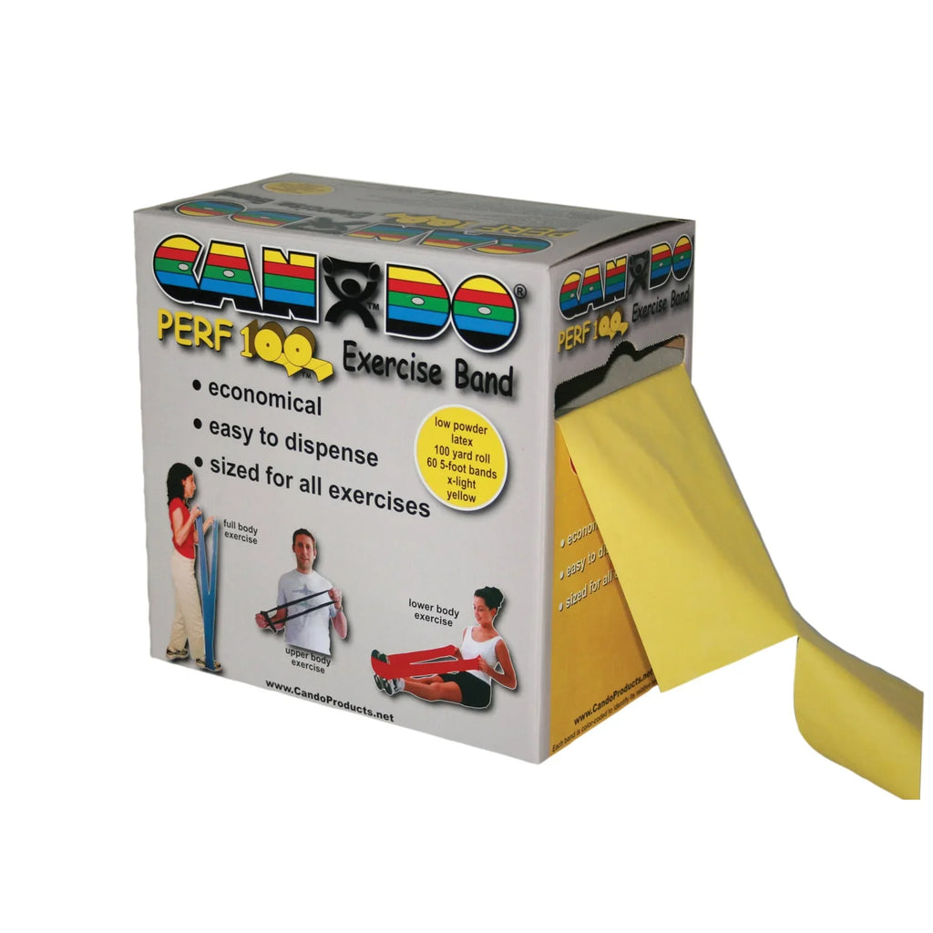 ea: (1 Perf-100 pc yard exercise black) 100 yellow through CanDo set 5 band,