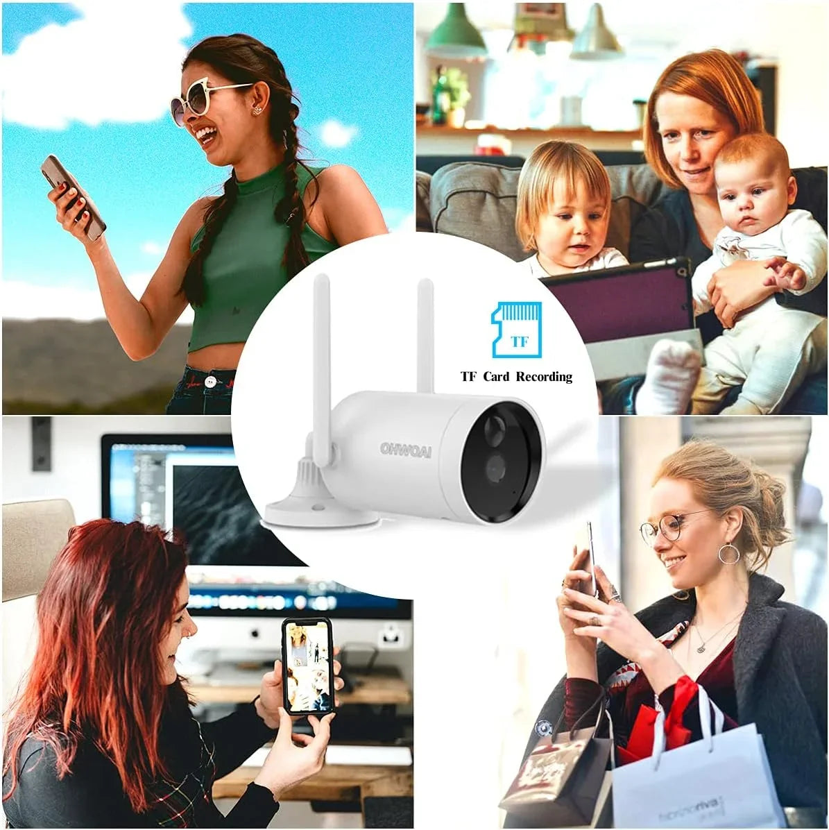 Camera, Two-Way Solar Solar Motion & Camera, Waterproof, Powered WiFi PIR Panel, Home IP with Audio》Outdoor Night Detection, Battery Wireless Security Vision Camera Surveillance Rechargeable 《Truly