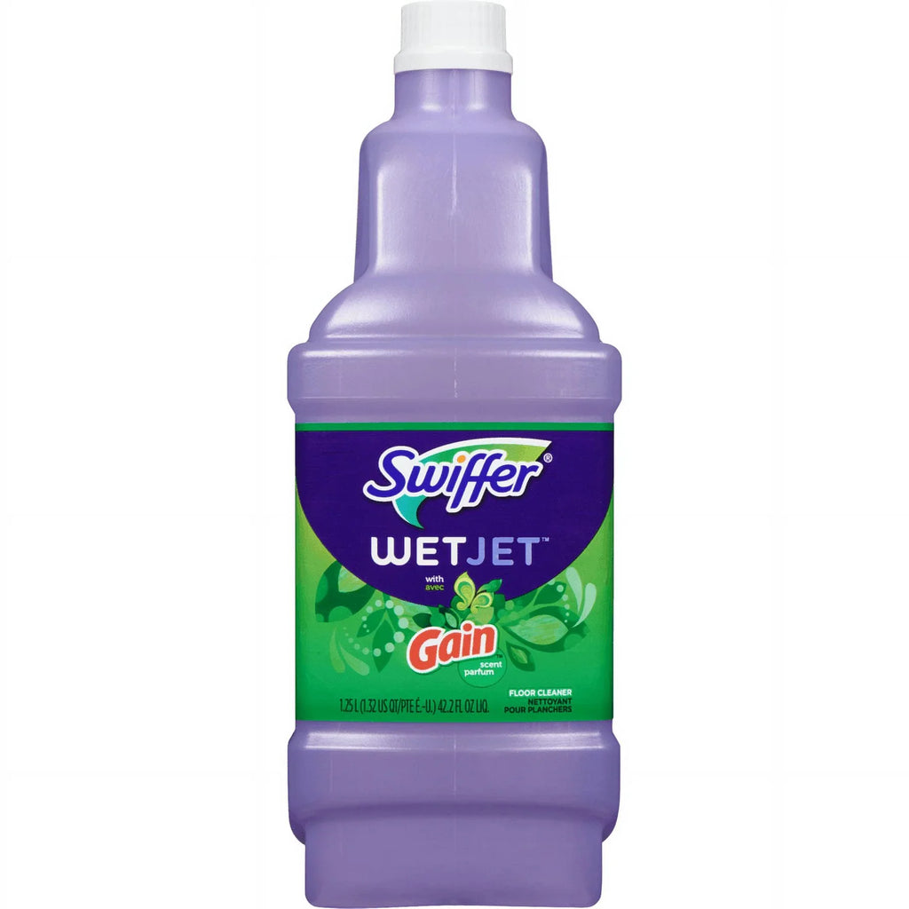 Gain All Cleaning 1.25L(4/Case) WetJet - Purpose Swiffer System,