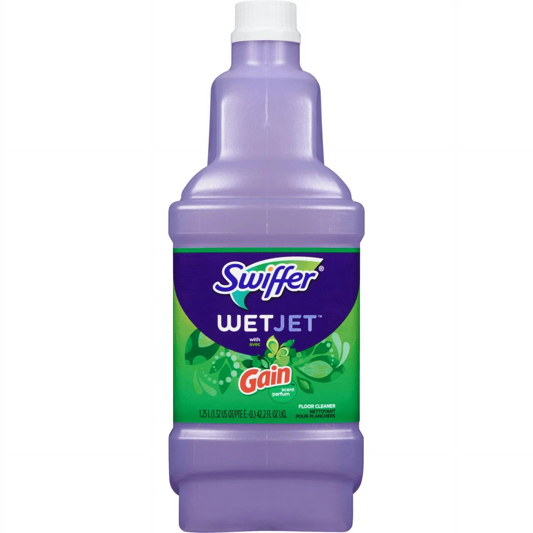 Gain All Cleaning 1.25L(4/Case) WetJet - Purpose Swiffer System,