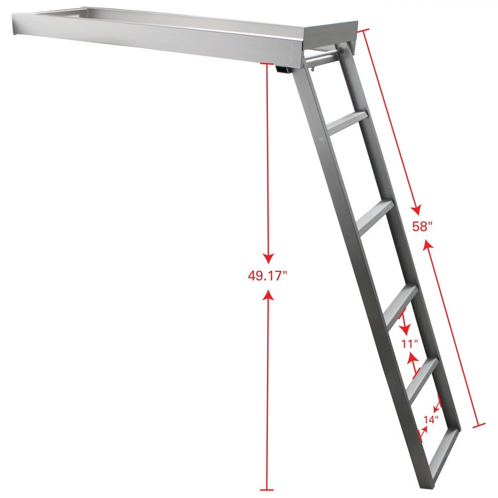 5-Step - 3005.3430 Extreme Pontoon Ladder Max Undermount