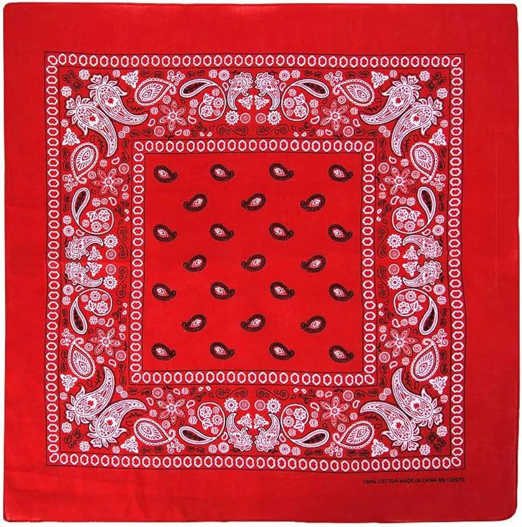 Men Bandana 100% and Women Cotton BASICO Bandanas for