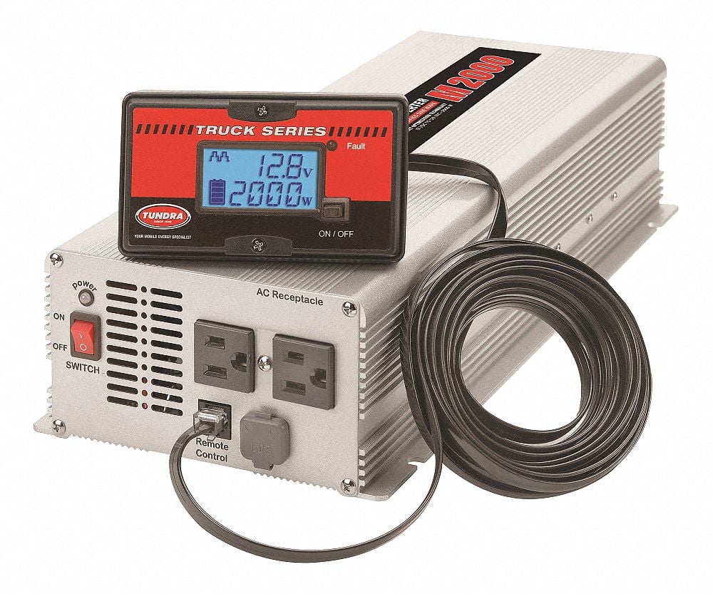 Voltage,7.10" AC Inverter,120V Tundra Output M2000 W