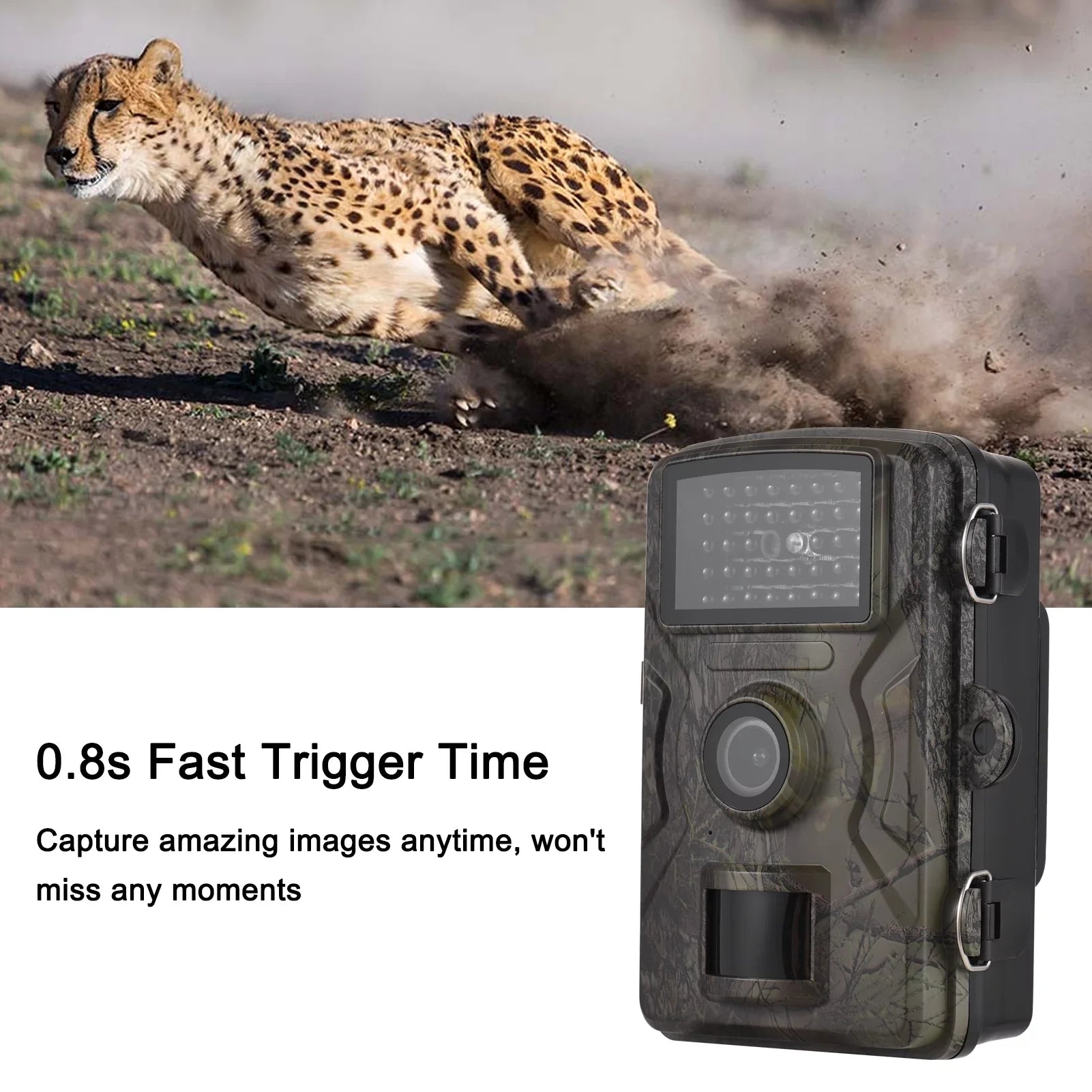 IP66 Tracking Night Trigger Vision 1080P 2.0 Infrared Andoer Trail Wildlife 0.8s Time Motion TFT Color Screen Activated Inch 16MP with Supports Waterproof