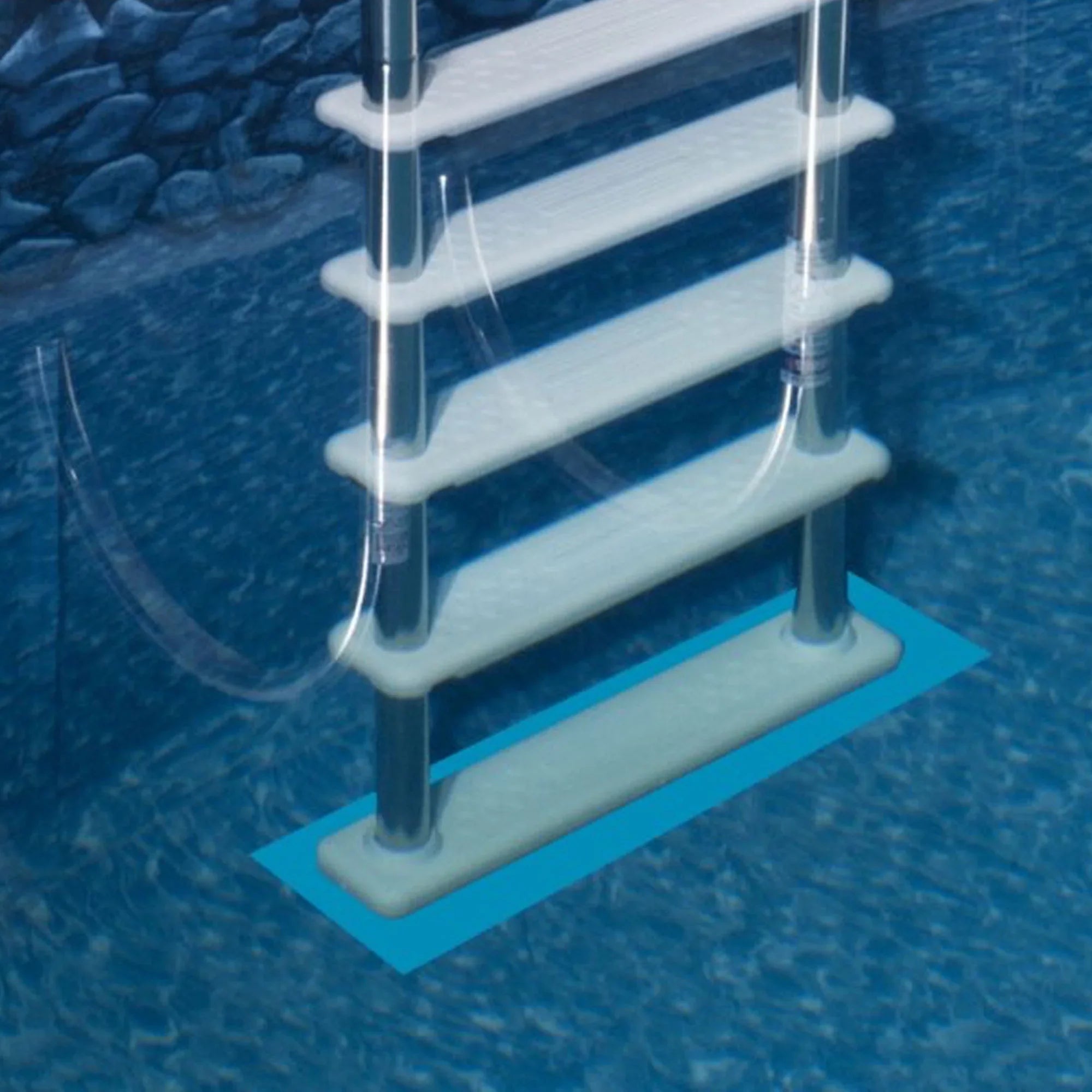 Intex Above 42-Inch Mat Ladder Ladder Pool Protective Frame Steel Pool + Ground