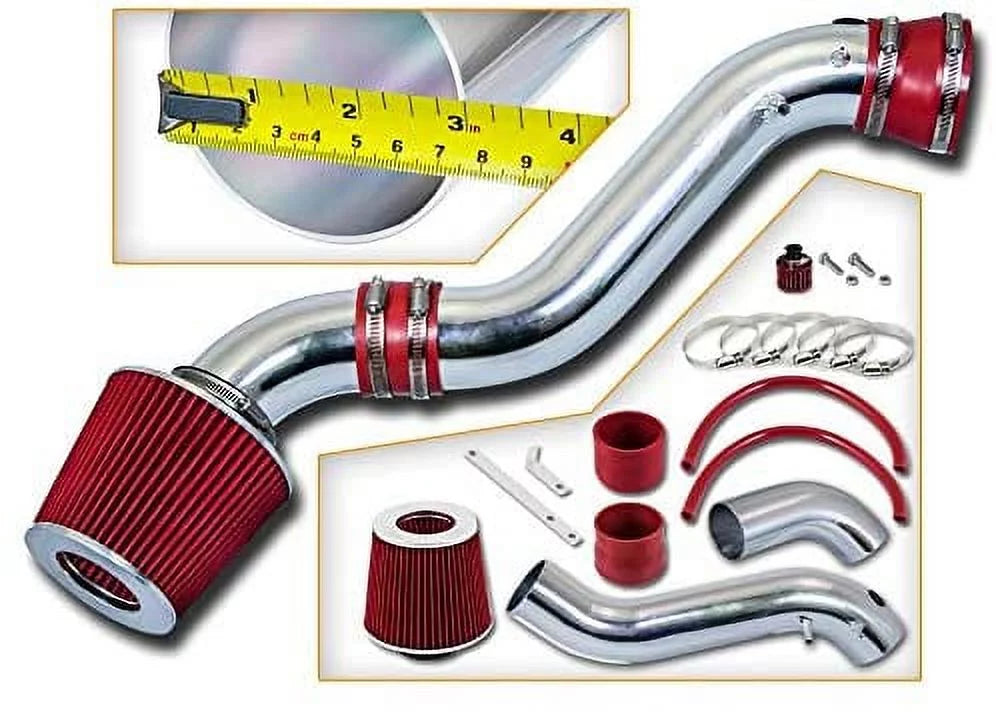 RED Filter Rtunes Air Envoy / Racing Ram GMC 01-05 02-04 Oldsmobile Bravada 4.2L / Intake For 02-05 Trailblazer Kit Combo Short V6 + Chevy