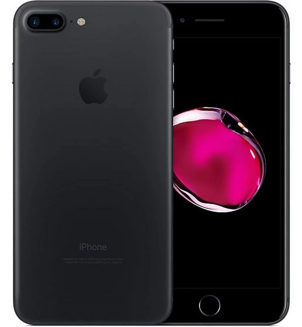 (Refurbished) Restored iPhone Apple 32GB, 7 Straight - Plus Locked Black Talk/TracFone