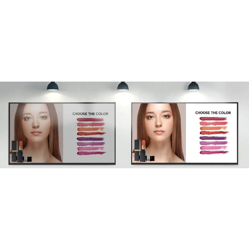 4K Display, LCD Signage Black Monitor 49\" LG Video