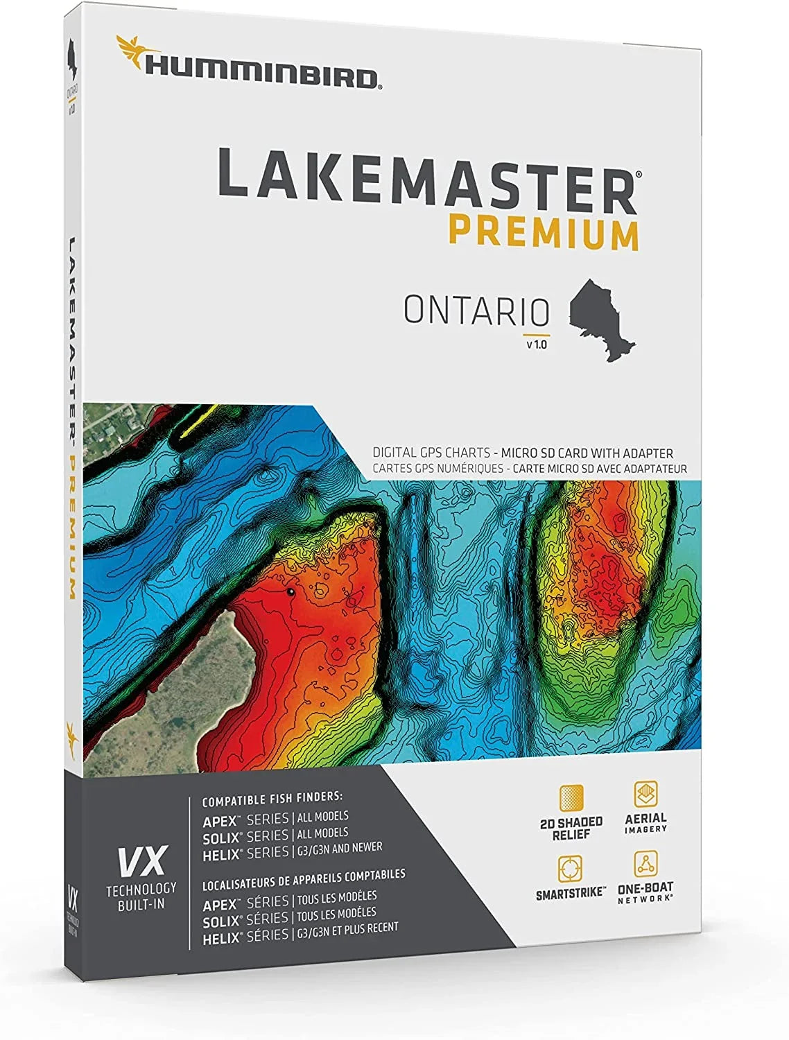 Technology V1 Network VX Humminbird Boat LakeMaster Premium Ontario One