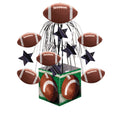 of Tailgate Pack Football Central Brown Green and Rush Party Tabletop Party Centerpiece Decors 6