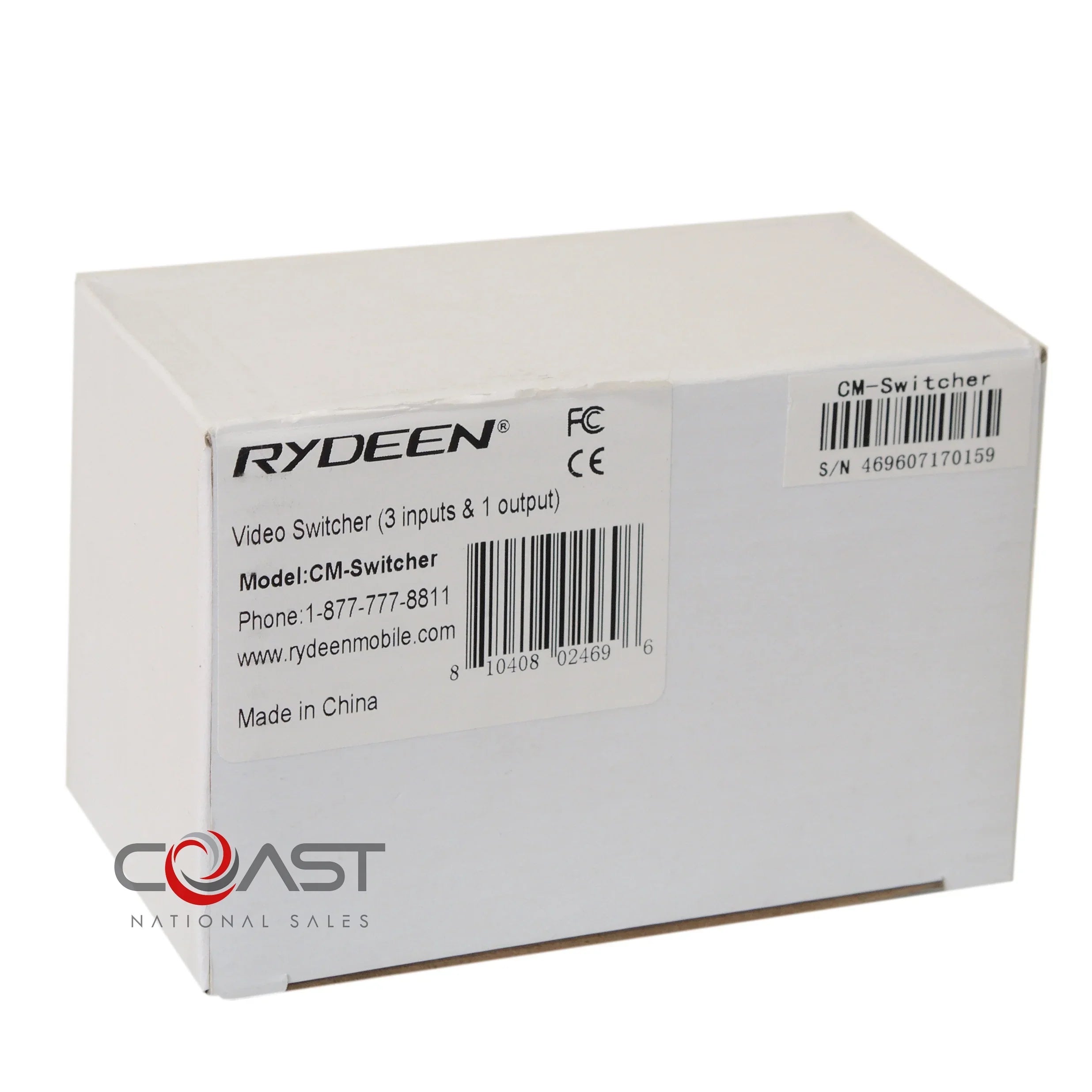 Inputs/1 Rydeen In-Dash Switcher Multimedia CM-Switcher 3 Unit Video Output For