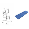Intex Above 42-Inch Mat Ladder Ladder Pool Protective Frame Steel Pool + Ground