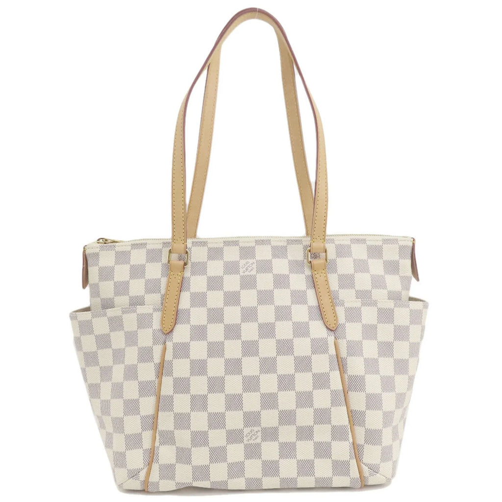 Damier (Good) Totally Azur Tote Vuitton N41280 Women's Bag Canvas Louis LOUIS Pre-Owned VUITTON PM