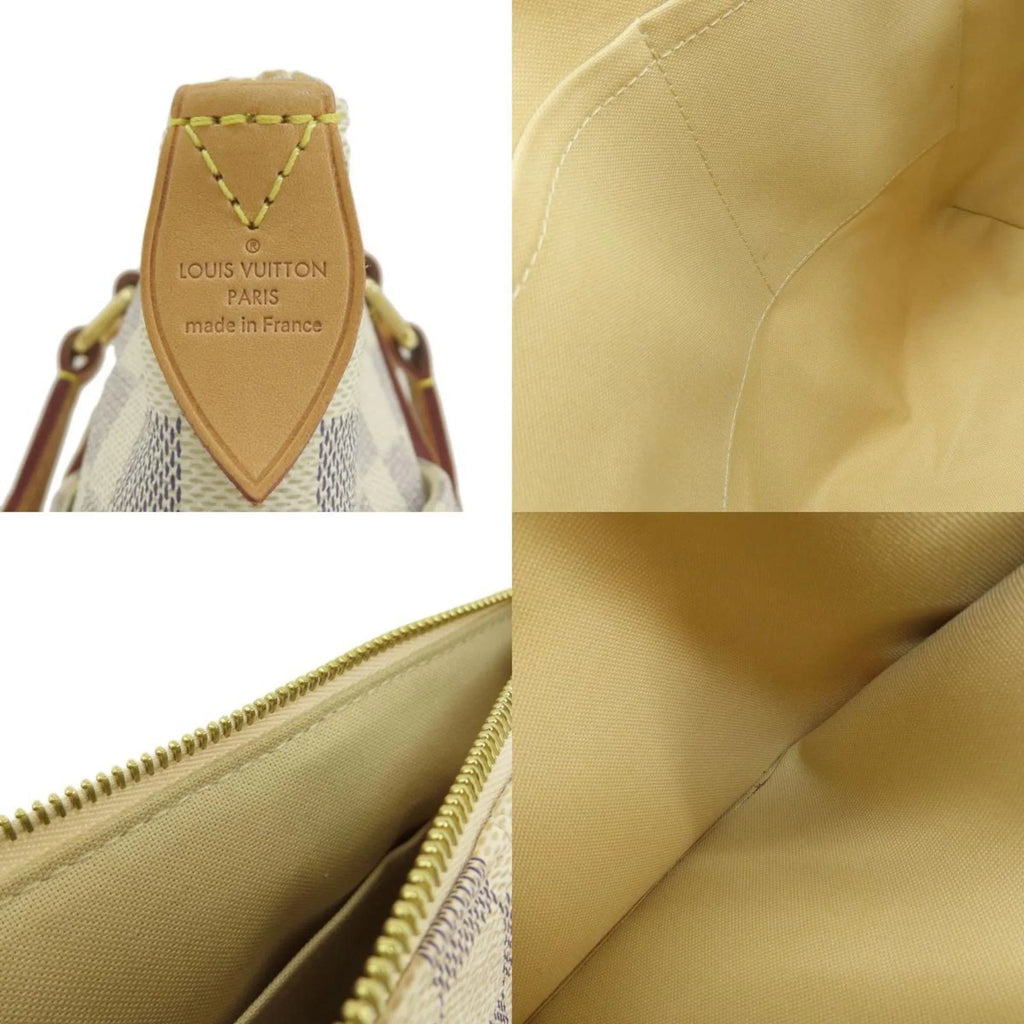 Damier (Good) Totally Azur Tote Vuitton N41280 Women's Bag Canvas Louis LOUIS Pre-Owned VUITTON PM