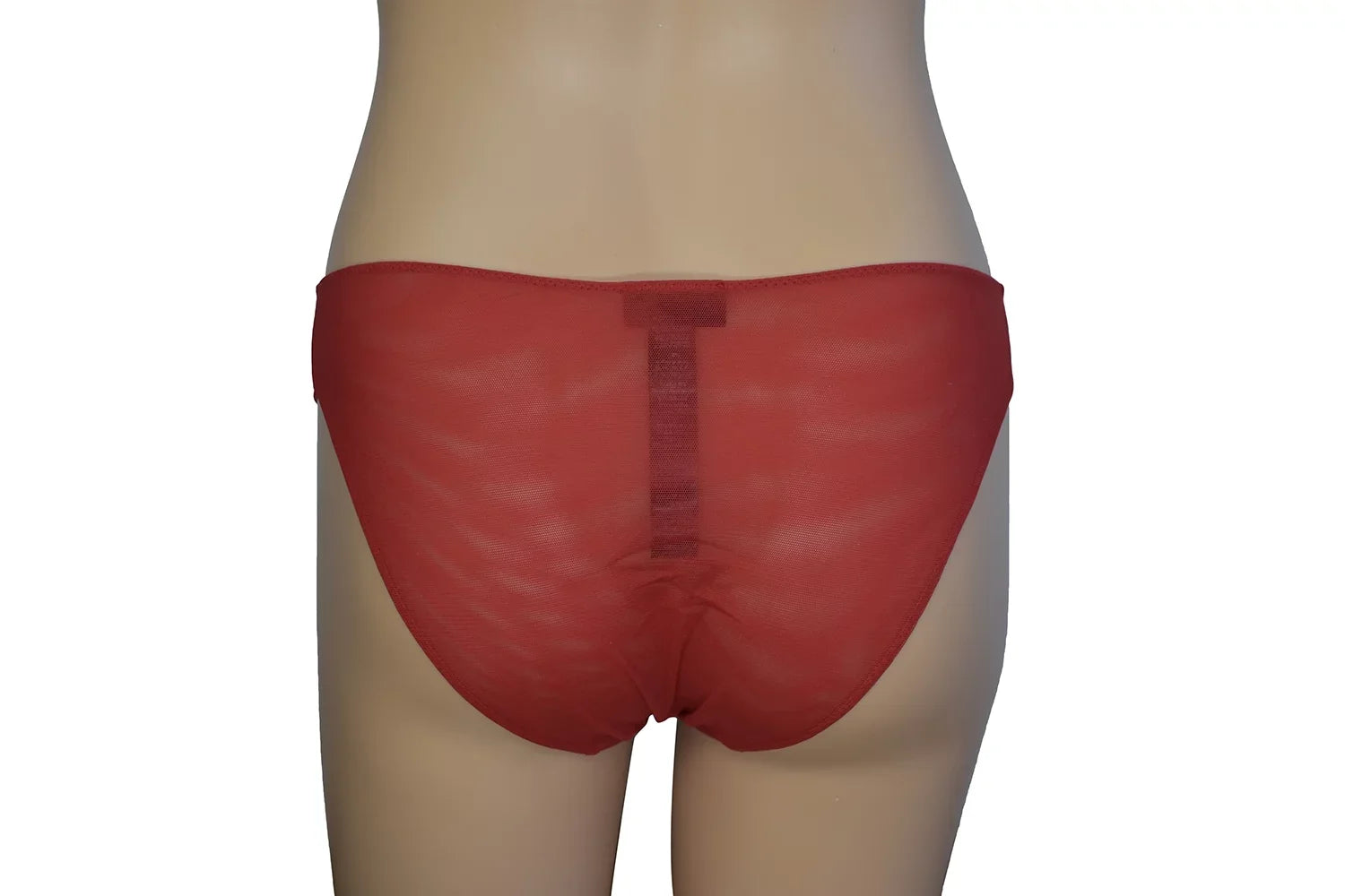 Perla Mesh Red Brief La Silk (XS) Women's