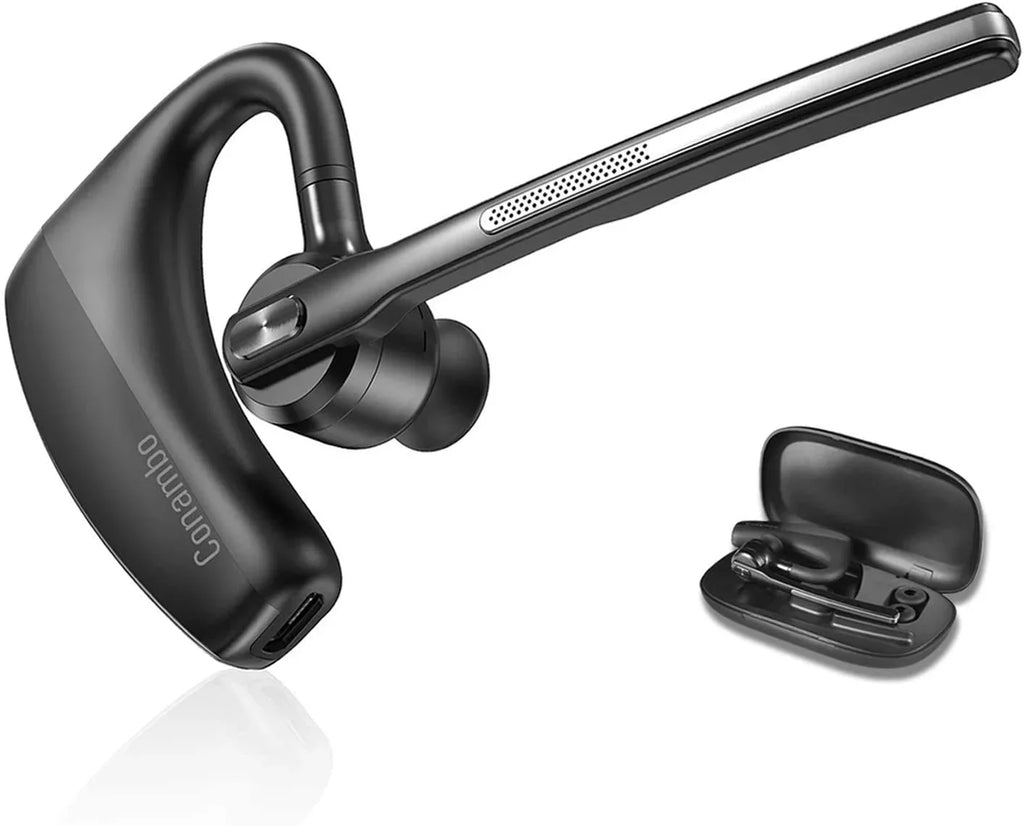 Dual CVC8.0 Talktime Earpiece 5.1 Cancelling Bluetooth with 16Hrs Mic Noise Wireless Bluetooth
