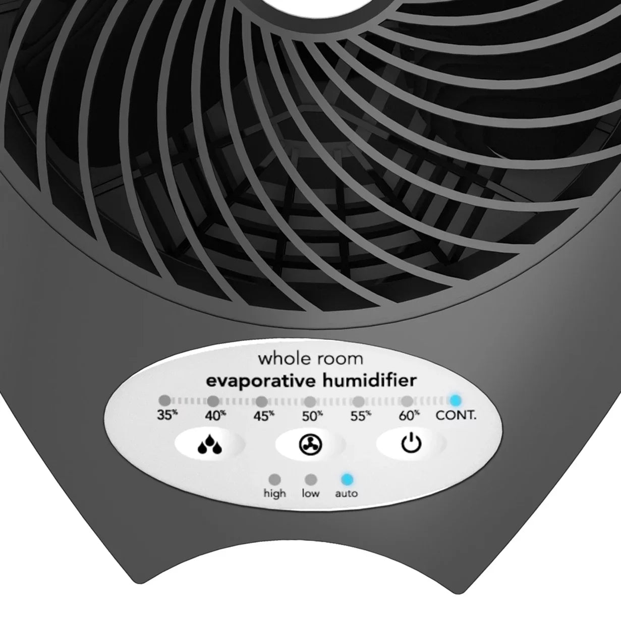 sq ft Whole Evap3 Black 700 Vornado Room Coverage, Evaporative Humidifier,