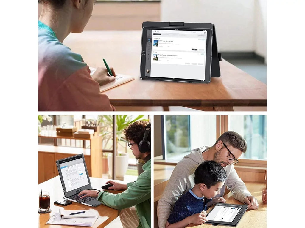 2019 Keyboard for 2021/ Pro 10.2 10.5, Touchpad case Gen Gen inch Backlit Pencil iPad with 7th Rotatable / 3 8th Air 2020/ Keyboard 9th Gen Holder and iPad
