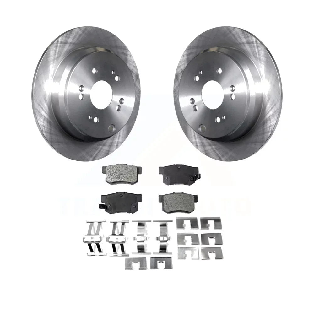 Acura For Kit And Auto K8T-101917 Brake Ceramic - Disc Rear Transit RDX Rotors Pads
