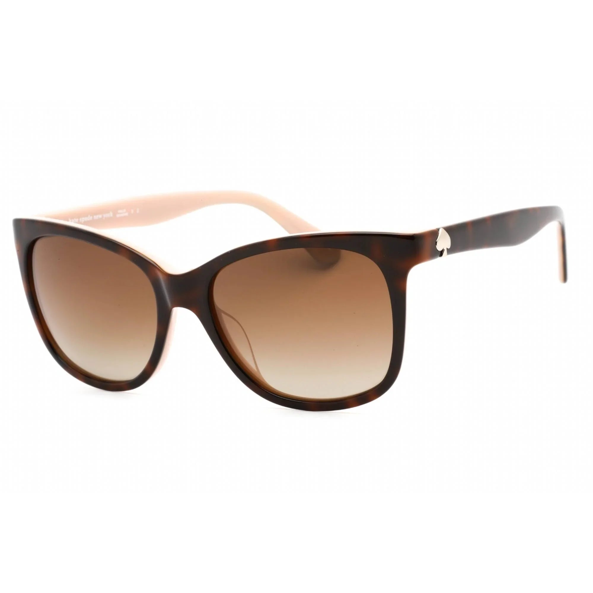 Kate LA Women's 00T4 Sunglasses Danalyn/S Spade Havana/Pink Frame