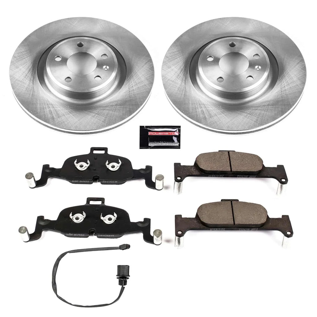 Stop Kit Power Rotor Brake Replacement Stock Front KOE7648 and Pad