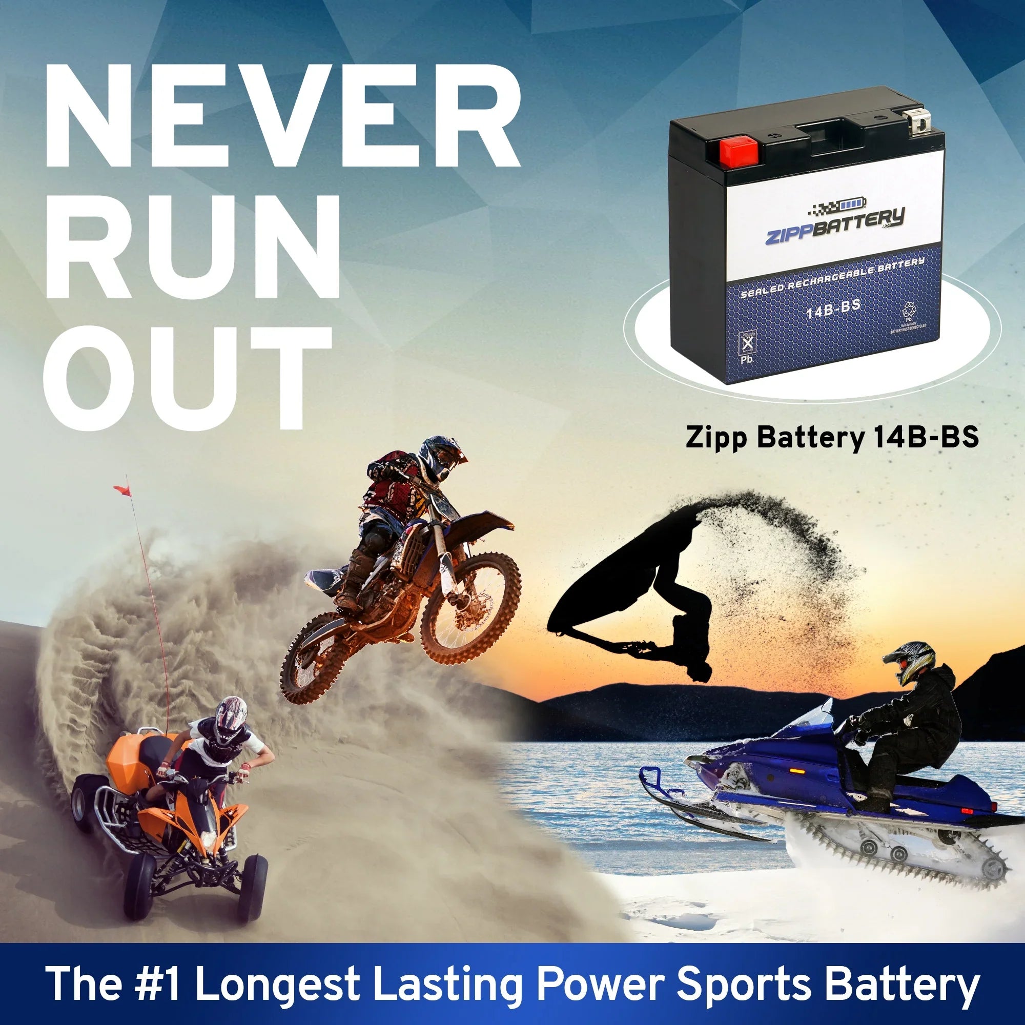 Battery CCA) Battery for Motorcycle (14B-BS YT14B-BS 135 Se Volt,12 Ah, Hyosungmotors 2009 Zipp 12 650cc Gv650