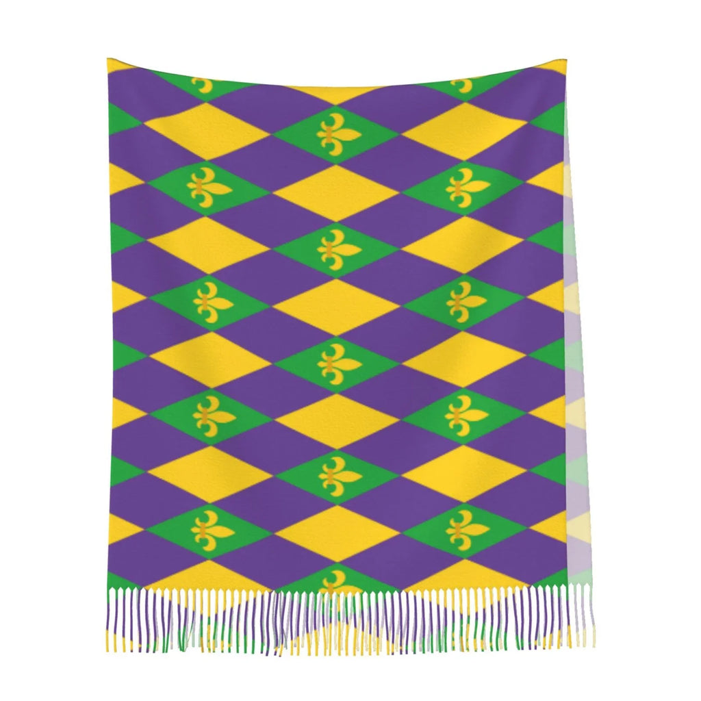 Scarf Women Soft Shawl Gras Large Art Print Winter Elegant Wrap Scarves Bingfone Feel Gifts- Mardi Warm Cashmere For