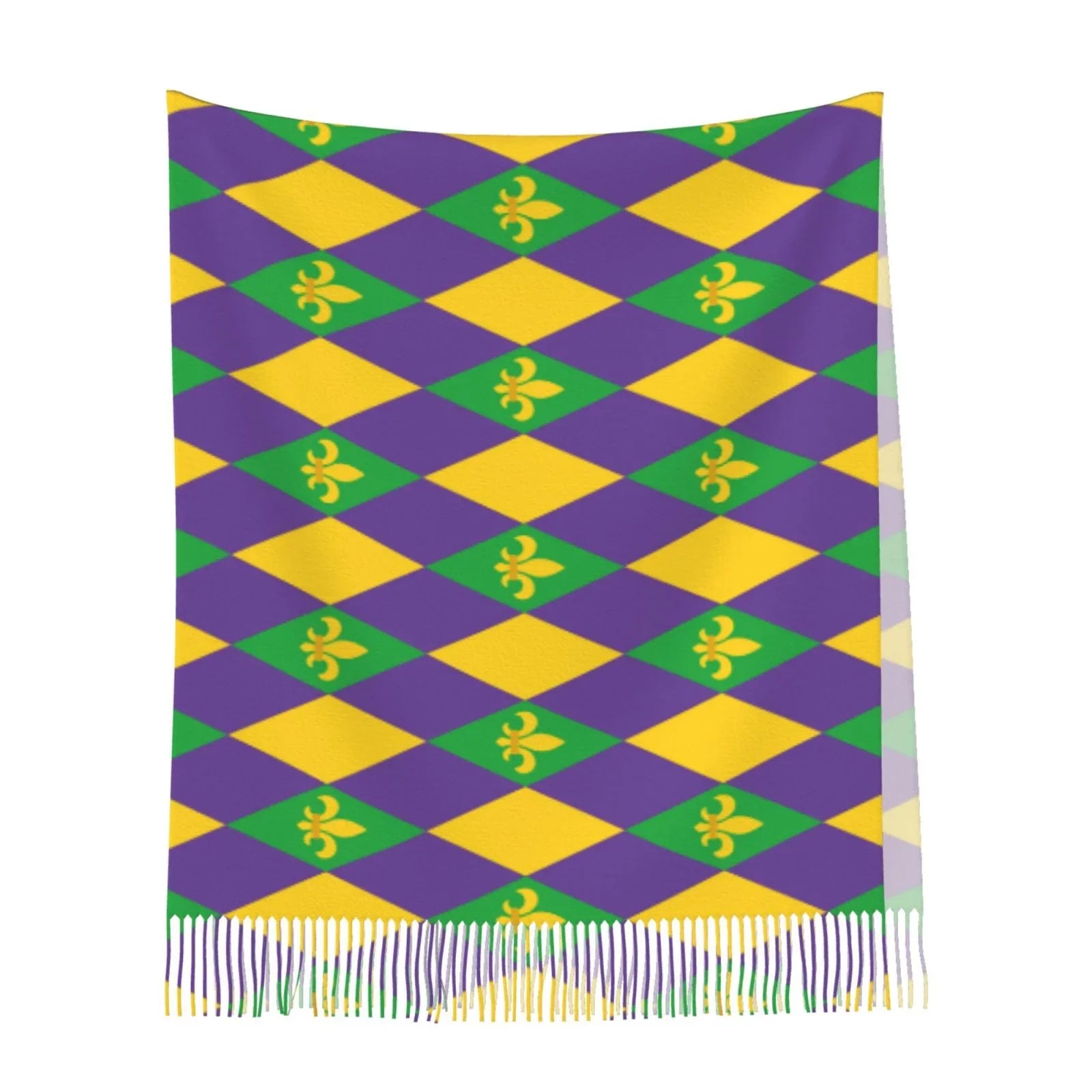 Scarf Women Soft Shawl Gras Large Art Print Winter Elegant Wrap Scarves Bingfone Feel Gifts- Mardi Warm Cashmere For