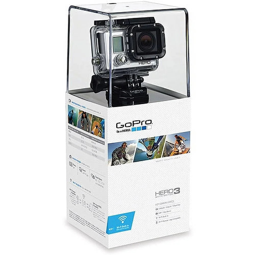 '- Silver GoPro CHDHE-301 Camcorder Refurbished HERO3