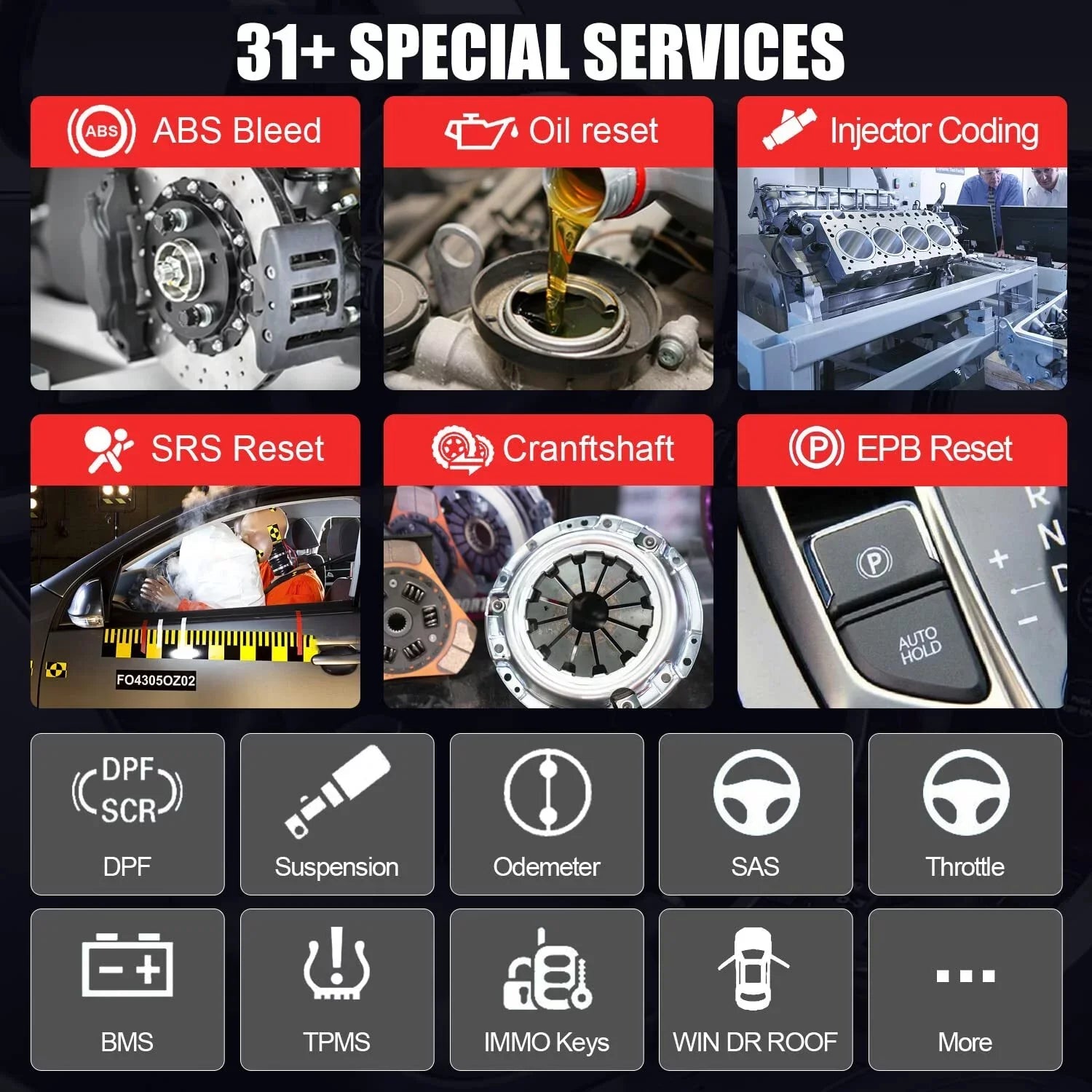 Scan of ECU Coding,ABS Auto Diagnostic Tool, DS808K MP808 DS708 Reset,Upgrade Scanner Bleed, Oil MaxiDAS Autel