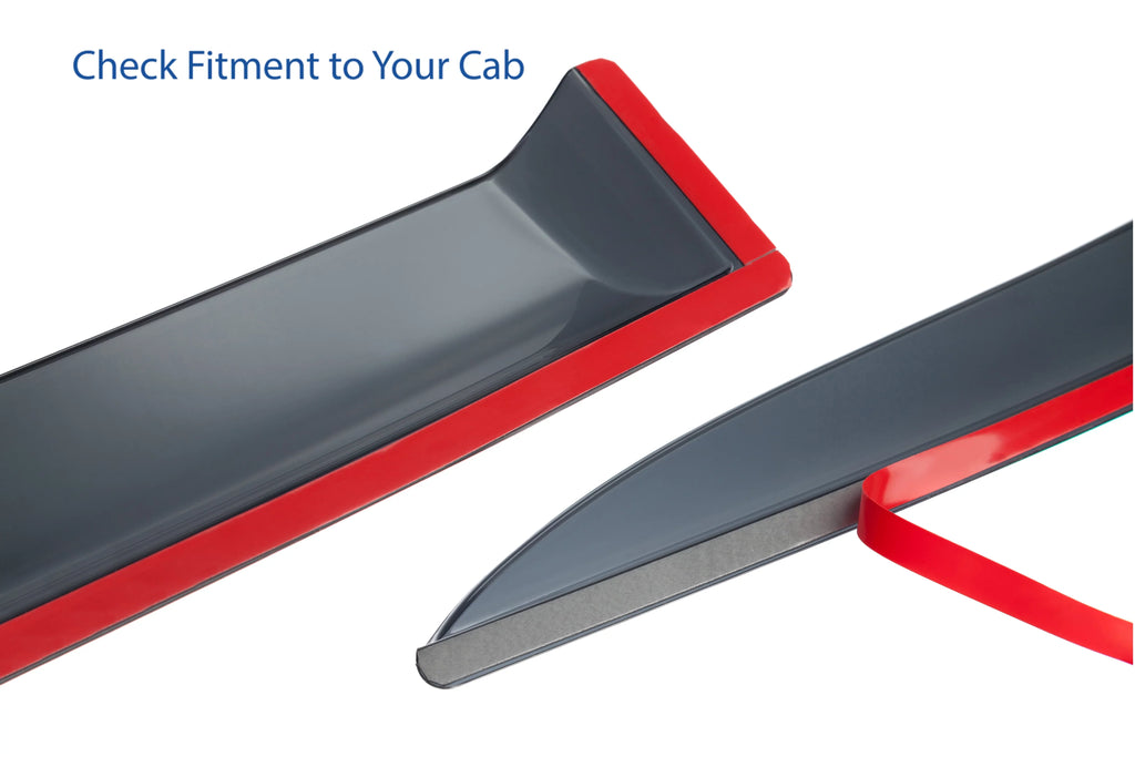 Window pcs Visors, Deflectors Tape-on Deflector, Window Car Ram Vent Goodyear ProMaster Guards, for GY008711 Shatterproof - Vent 2 2014-2024, Visor, Accessories, Rain