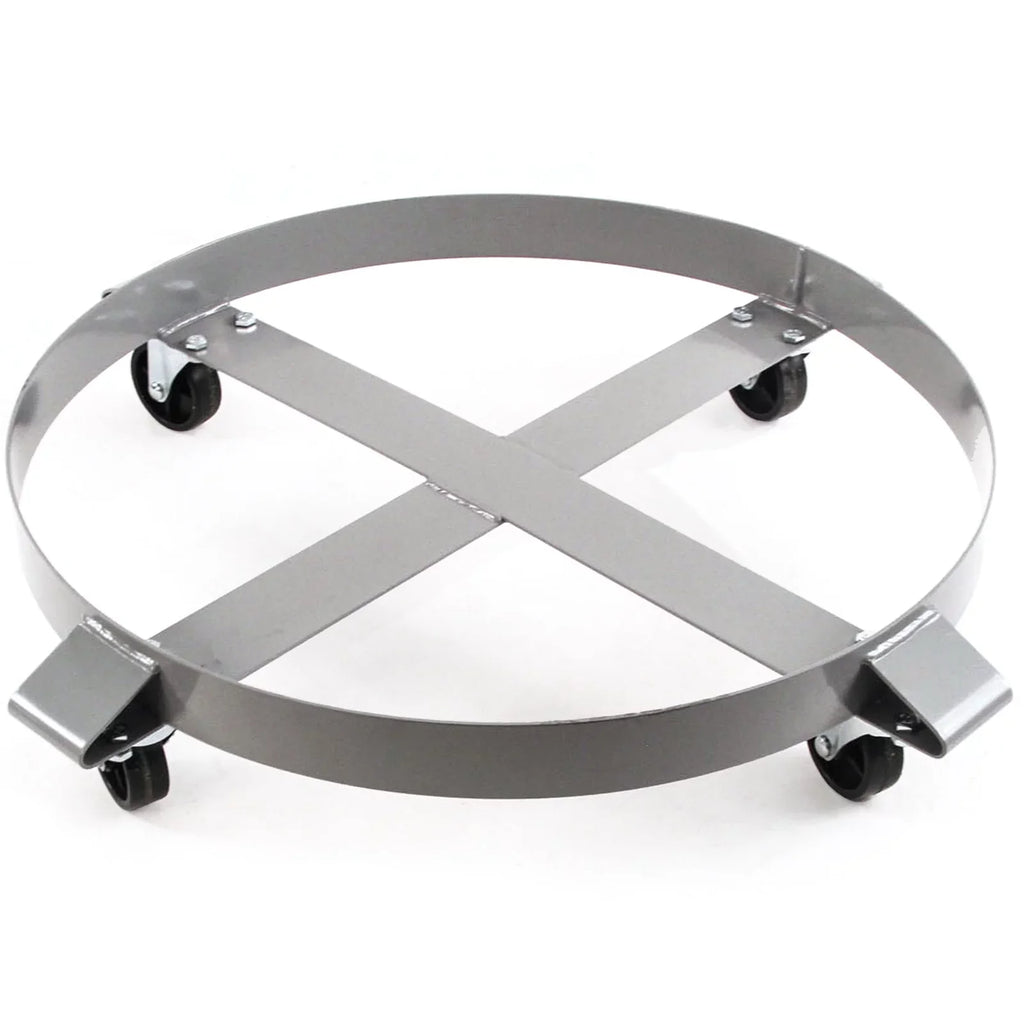 Frame Truck Capacity Swivel - Dolly Dollies Casters Gallon Pound Hand Duty Tipping Non Heavy Red 55 Drum Steel Hound Wheel Auto 1000