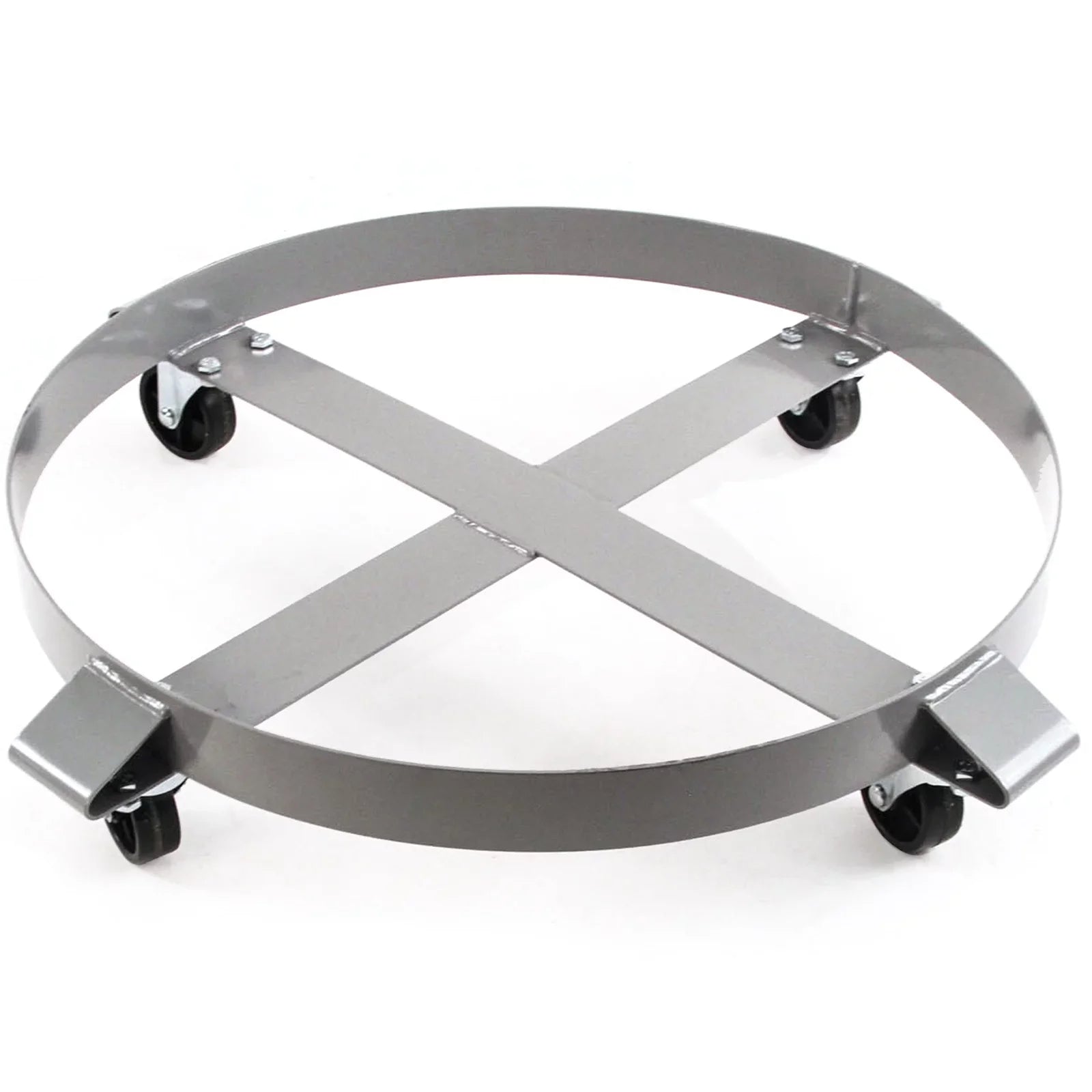 Frame Truck Capacity Swivel - Dolly Dollies Casters Gallon Pound Hand Duty Tipping Non Heavy Red 55 Drum Steel Hound Wheel Auto 1000