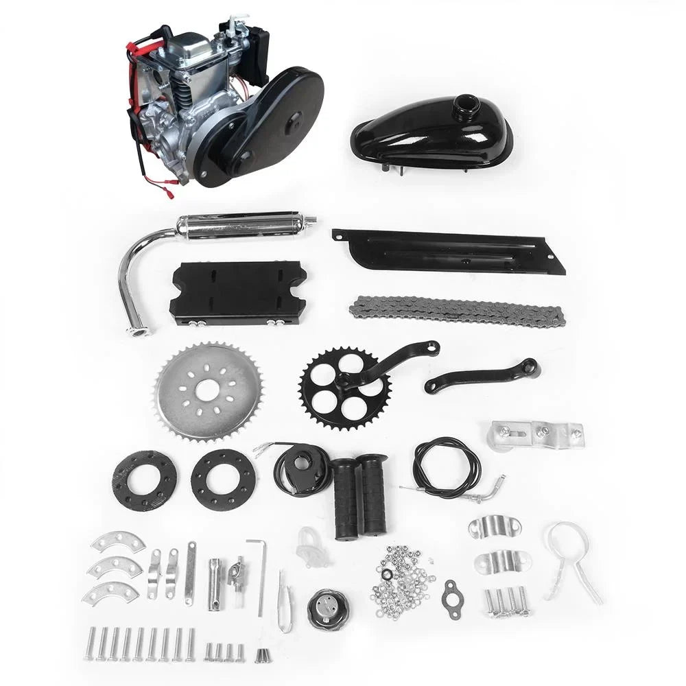 Gas Bike Petrol Bicycle Zimtown Four-speed Engine Kit Engine Cycle Motor Motorized 53cc Bicycle Kit for