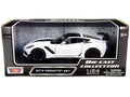 Model 2019 - scale Car Toy White - Diecast Max Corvette 79356WH Motor Chevy ZR1, 1/24